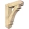 Ekena Millwork Merced Arts and Crafts Rough Sawn Bracket w/ Offset Brace, Douglas Fir, 8"W x 30"D x 36"H BKT0806X30X36MRC03RDF - alternate 1